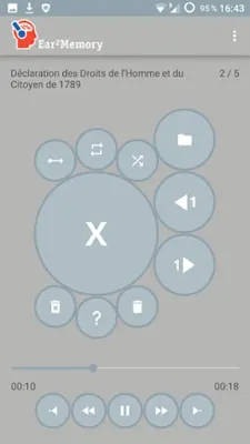 Ear2Memory android App screenshot 1
